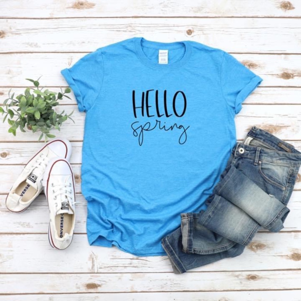 Hello Spring T-shirt - Picture 4 of 4